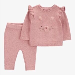Baby 2-Piece Bunny Pullover & Jogger Set